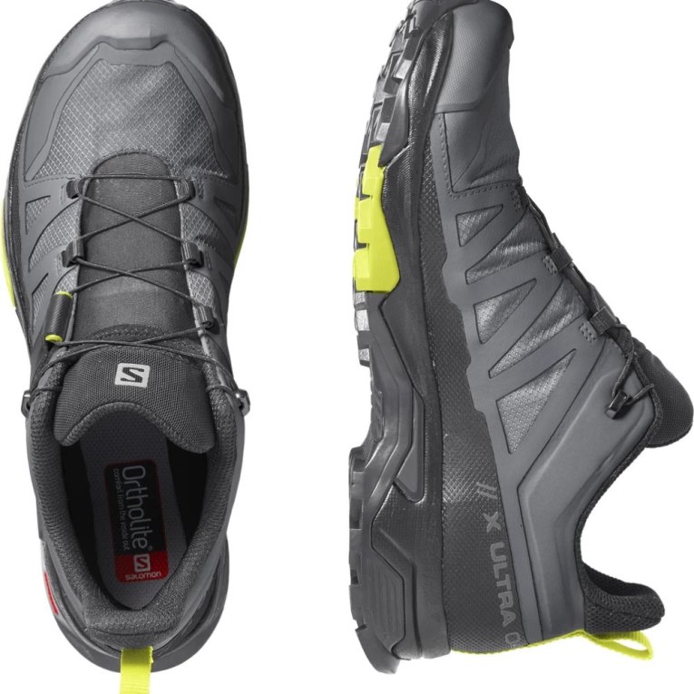 Tenis Senderismo Salomon X Ultra 4 GTX Hombre Grises Oscuro | MX MJVZ596